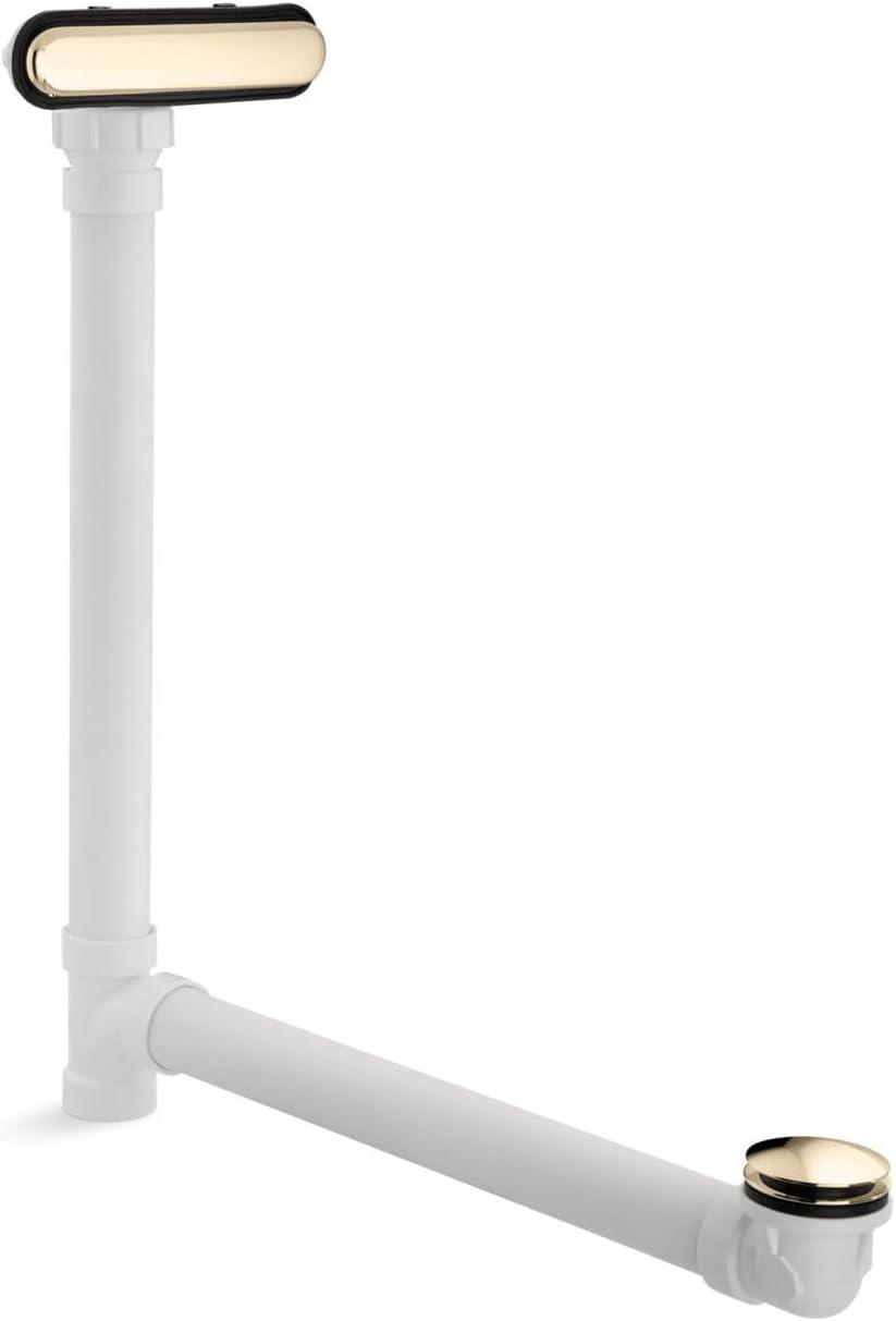 Clearflo Slotted 1.5" Leg Tub Drain with Overflow