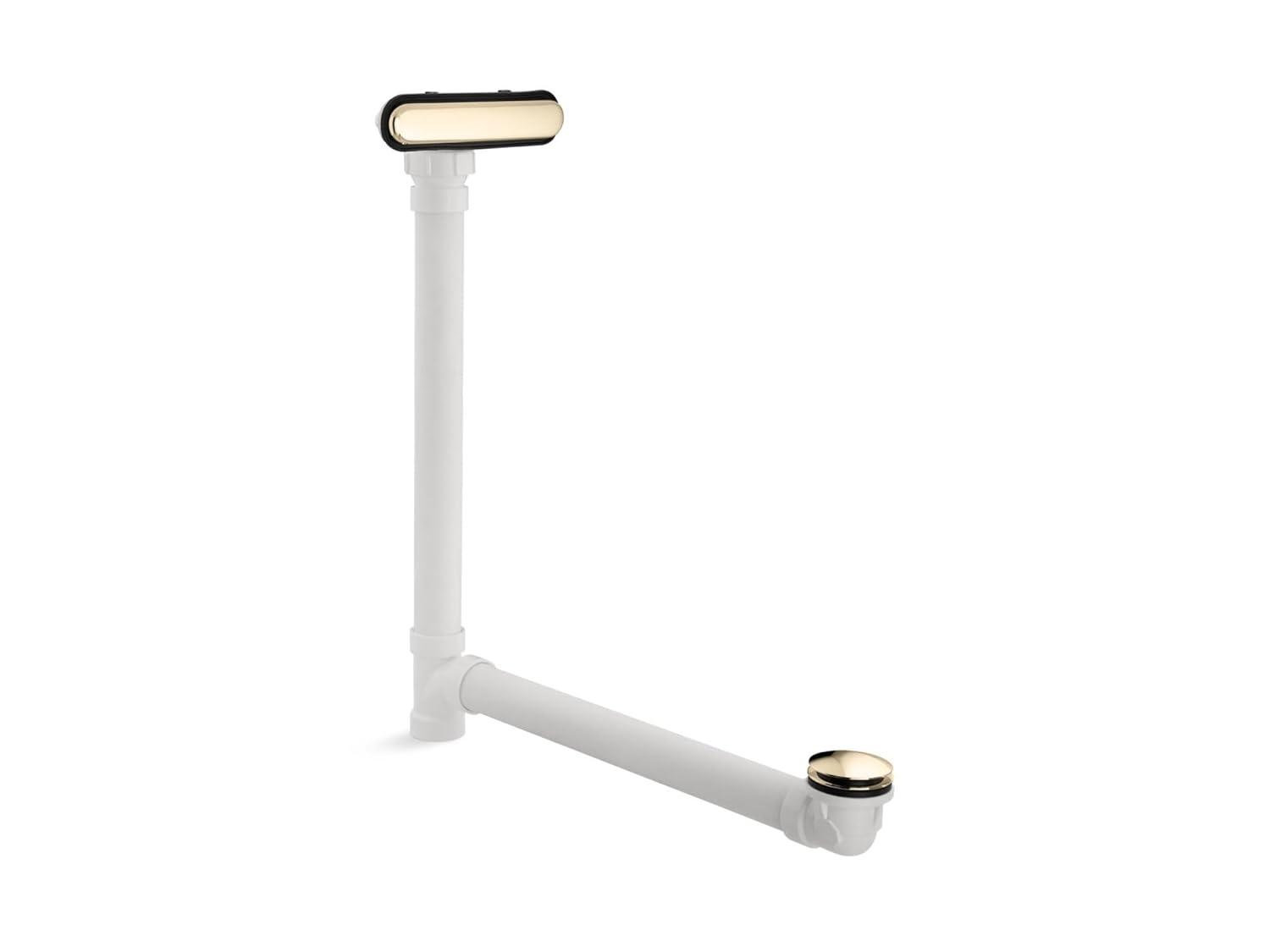 Clearflo Slotted 1.5" Leg Tub Drain with Overflow