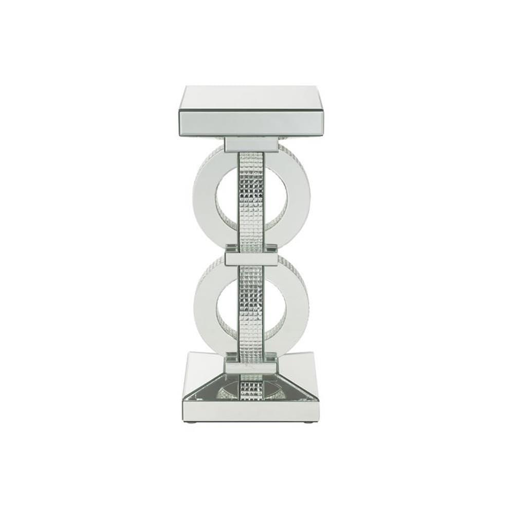12" Ornat Accent Table Faux Square Diamonds - Acme Furniture