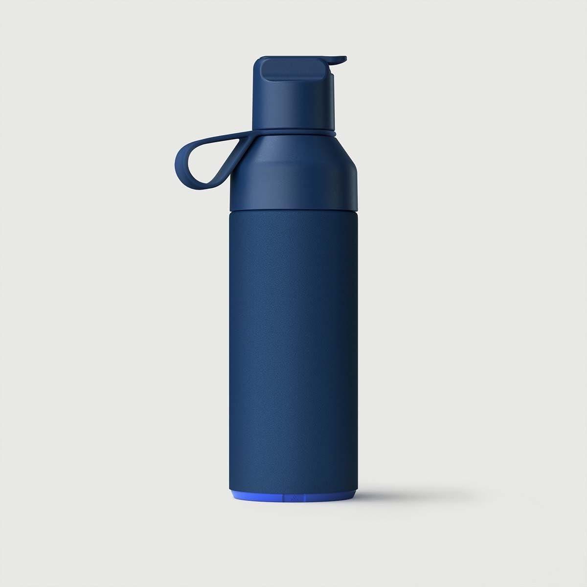 Ocean Blue 34 oz Recycled Stainless Steel Water Bottle