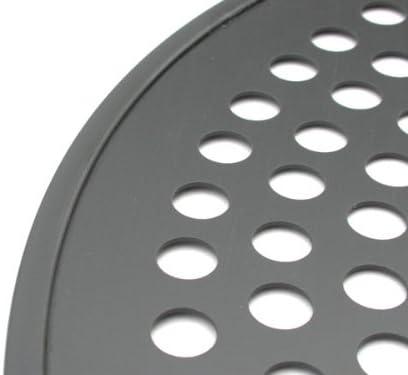 16" Round Perforated Anodized Aluminum Pizza Disk