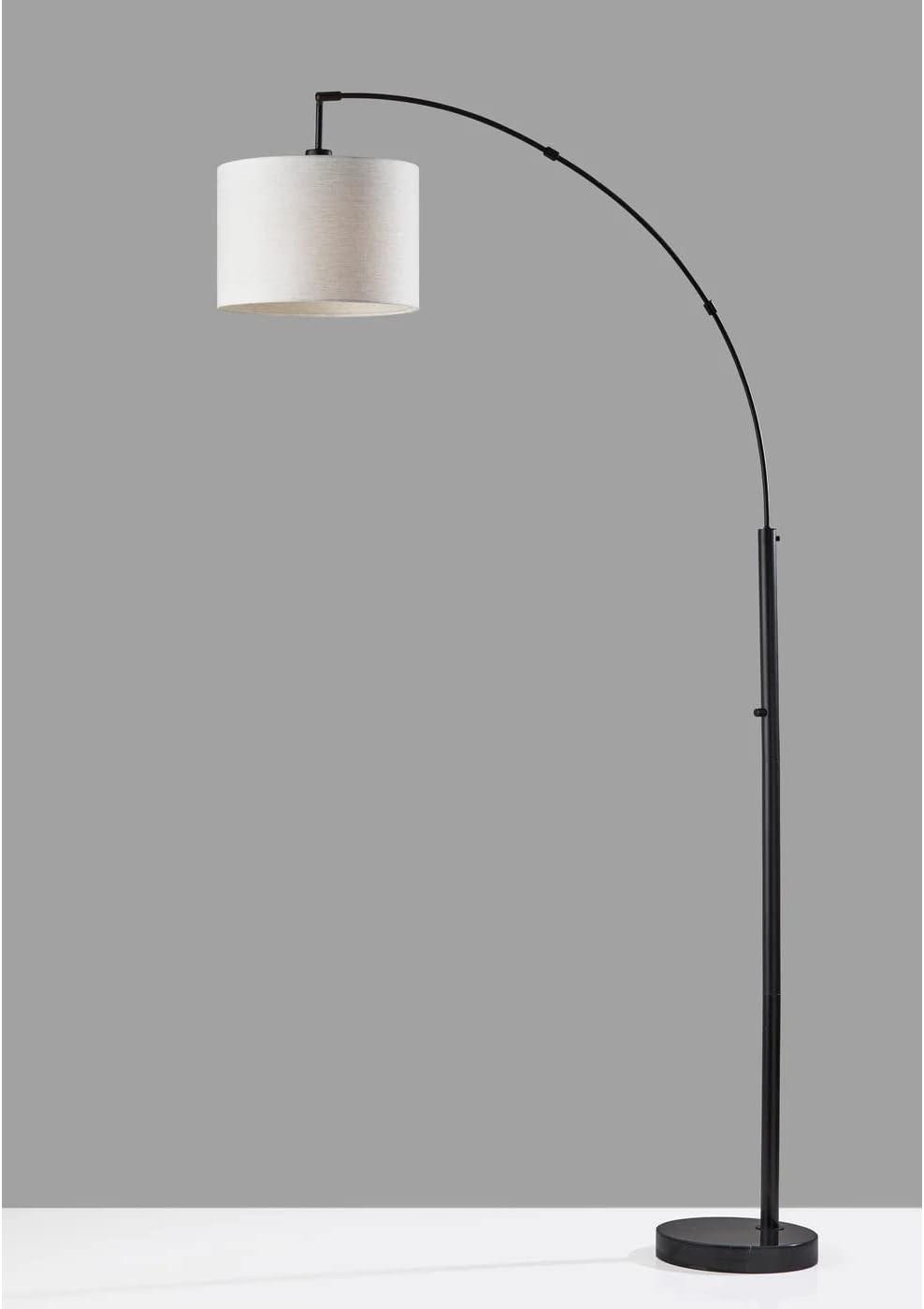 Bowery Arc Lamp in Matte Black Color