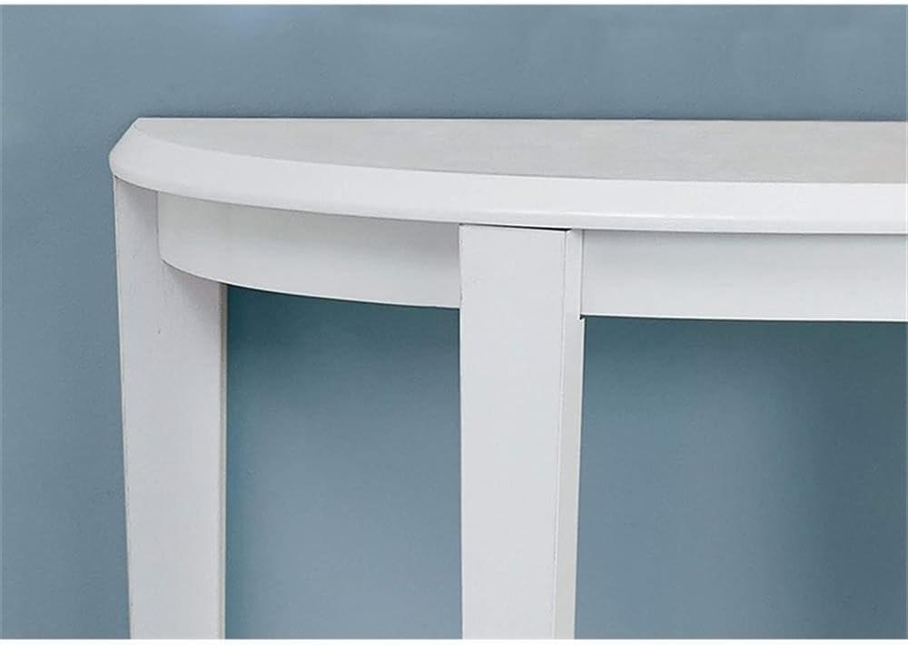 PaFagwy Console Table - Narrow Entry Table, 36” L (White)