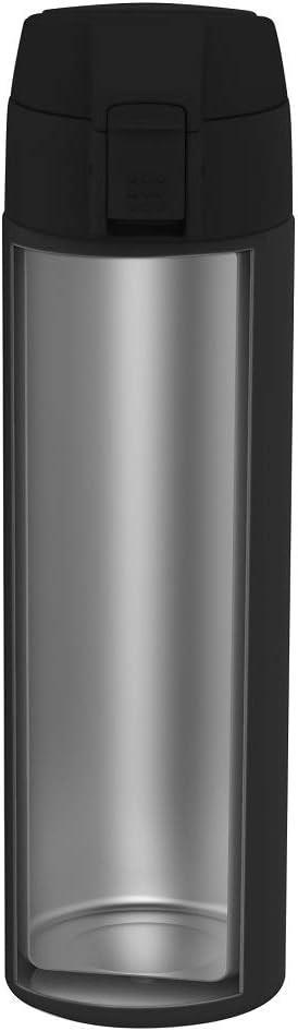 Matte Black Stainless Steel 450ml Travel Bottle