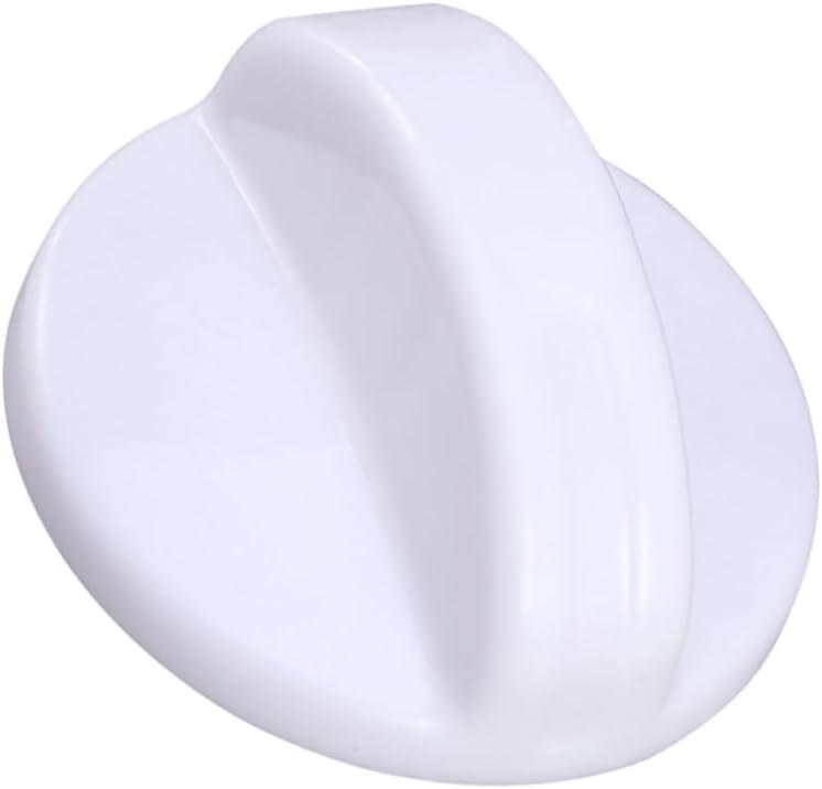 Sparsain Plastic Washing Machine Timer Control Knob for Washer and Dryer Selector (Omnipotent White)