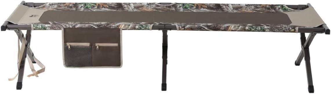 TIMBER RIDGE Folding Camping Cot for Adults,Outdoor Bed Camp Cots for Sleeping with Carry Bag，Foldable XL Hunting for Camping, Hiking, Camouflage，Home, Travel, Support up to 300lbs, Camo