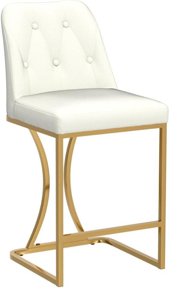 Mercer41 24" Counter Height Bar Stools with Back Kitchen Island Stools