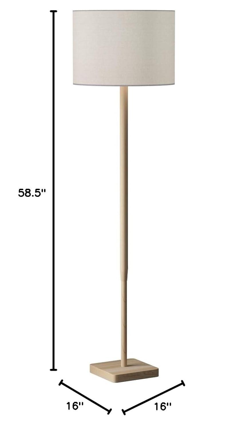 Morton Wood Floor Lamp (49")