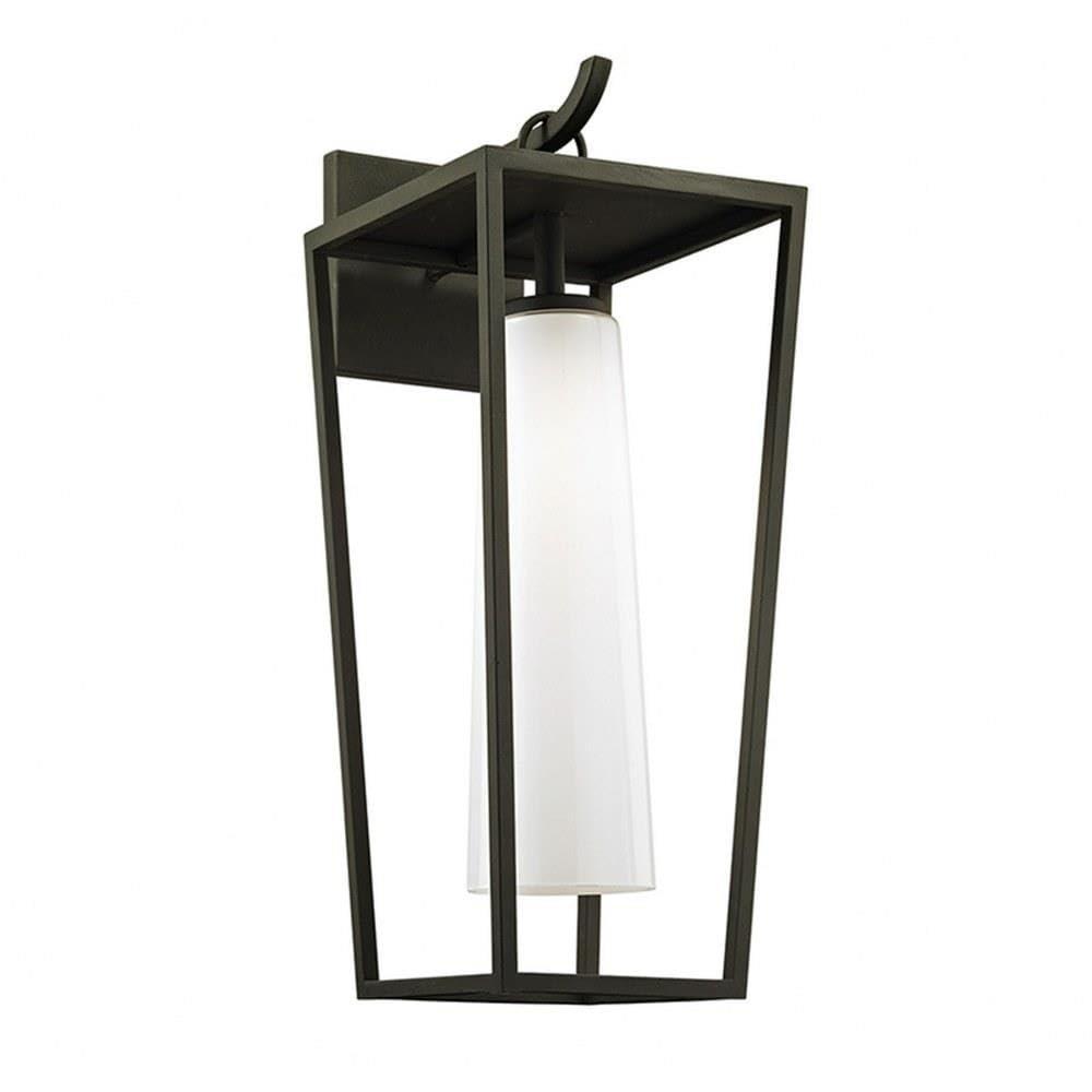 Troy Lighting Mission Beach 1 - Light Wall Light in  Black Opal Shade