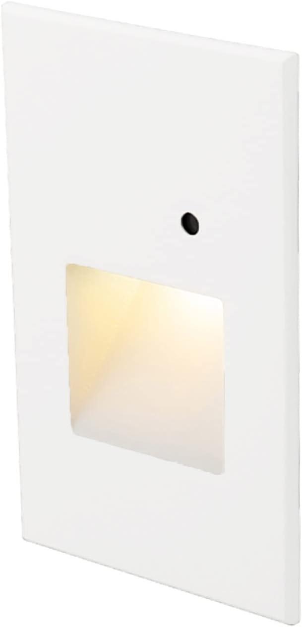 White Dimmable Steel LED Step and Wall Light