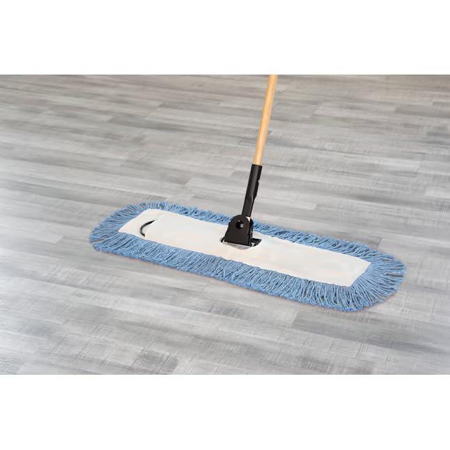 Rubbermaid Commercial Products Cotton Dust Mop, Heavy Duty Mopping for Floor/Home/Industrial/Commercial Cleaning