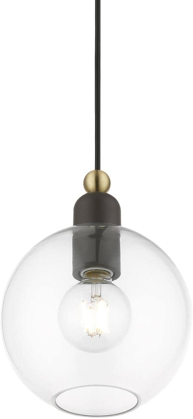Livex Lighting Downtown 1 - Light Pendant in  Bronze/Antique Brass