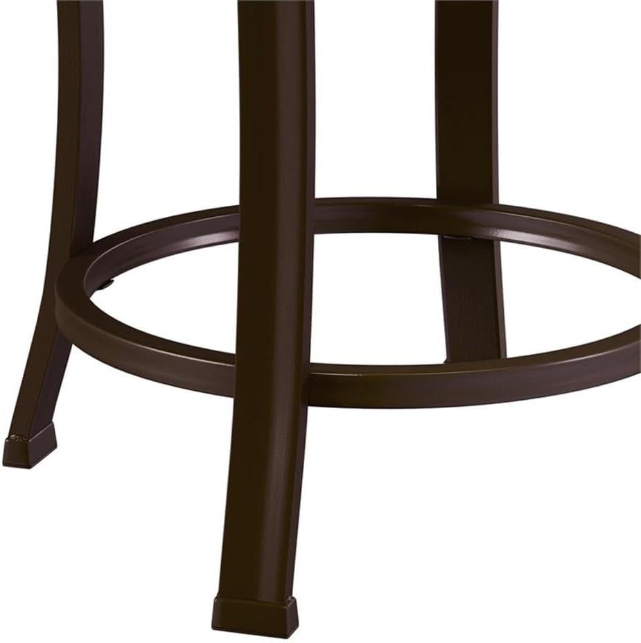 Furniture Hastings Backless Vanity Stool, Antique Brown