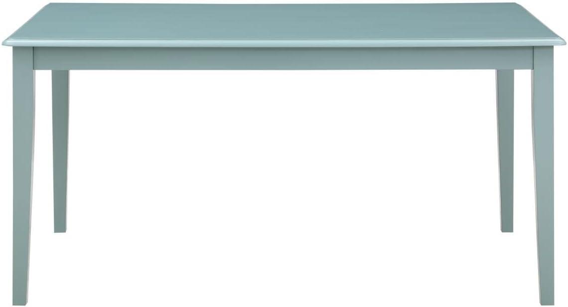 Boraam Shaker Rubberwood Dining Table in Walnut Finish