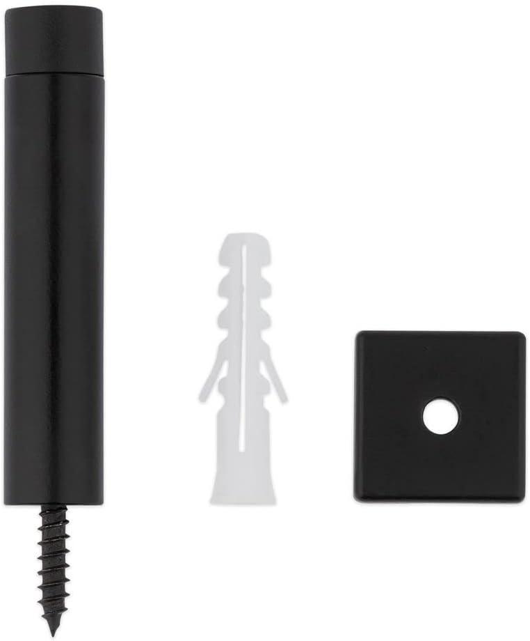 Matte Black 3" Reed Door Stop with Tip