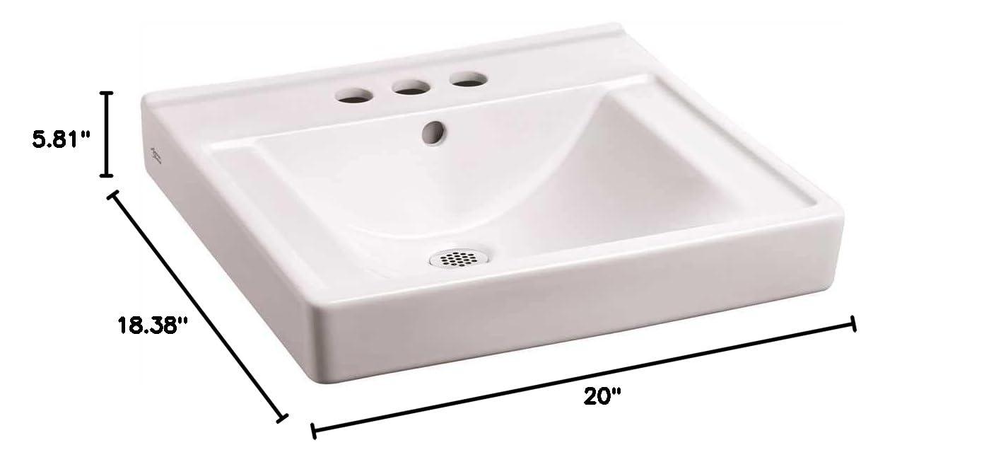 American Standard American Standard Decorum 18.25'' Vitreous China Bathroom Sink 9024004EC.020