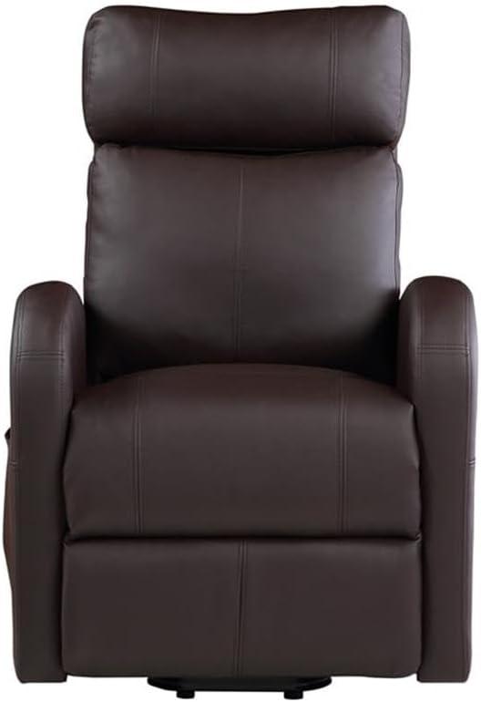 Ricardo 28.4" Wide Faux Leather Power Lift Assist Standard Recliner