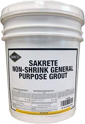 Sakrete Grout,50 lb,Pail,Gray 120025