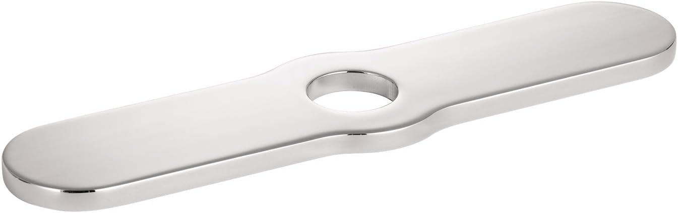 Hansgrohe Base Plate For Single-Hole Kitchen Faucets, 10"11-Inch TransitionalBase Plate For Bathtub Faucet In Chrome, 04797000
