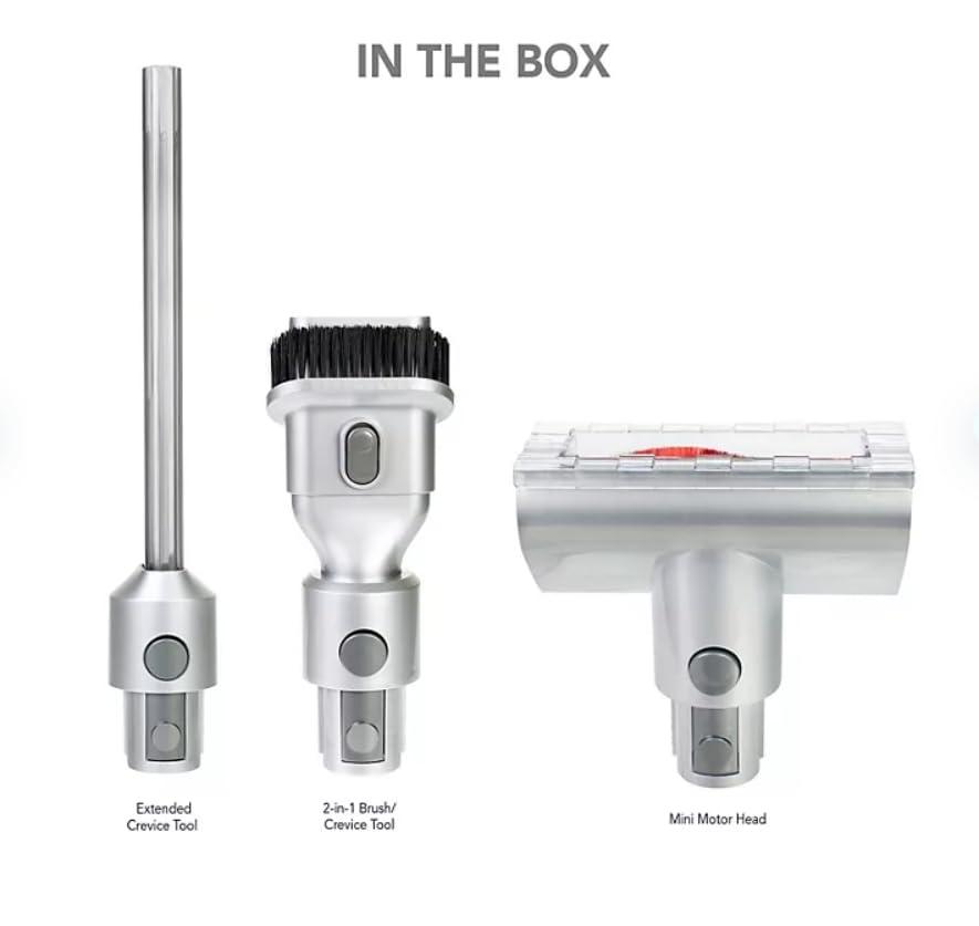 ePro Select Cordless Handheld Vacuum with 3 Attachments, White