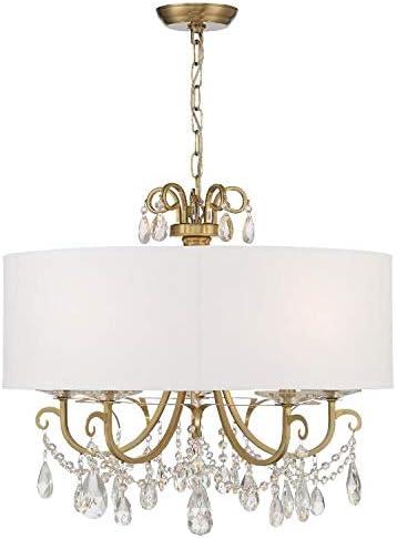 Crystorama Lighting Othello 5 - Light Chandelier in  Vibrant Gold