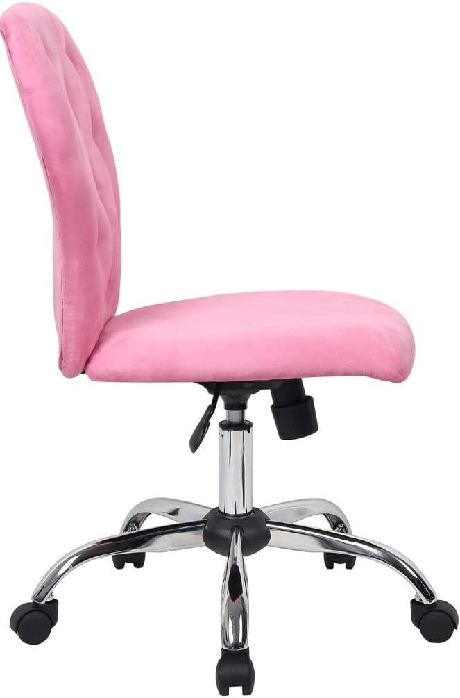 Boss Office Products Tiffany Modern Office Chair in Pink