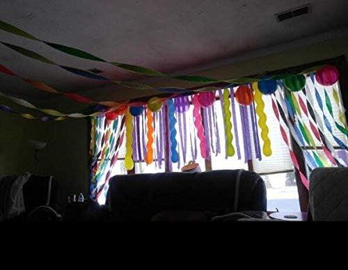 AnnoDeel 100Pcs 40inch Latex STF9 Spiral Balloons, Colorful Unique Twisted Latex Balloon for Birthday Wedding Festival Party Supply Decorations Random Color