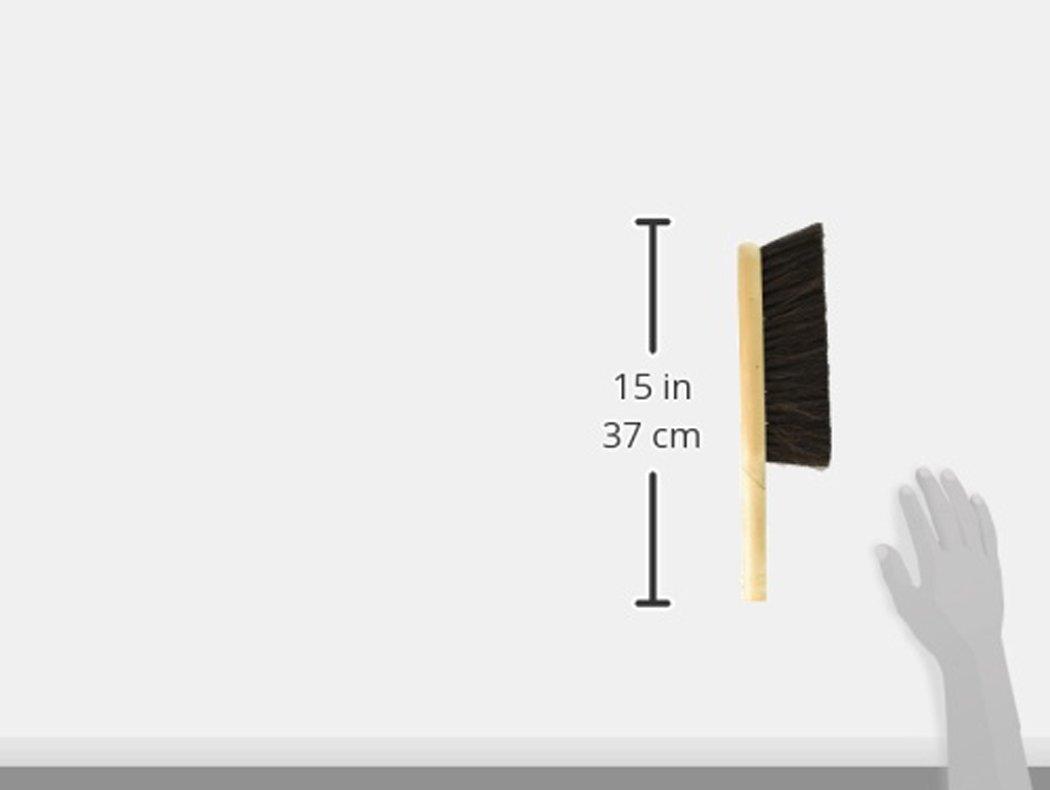 Natural Wood Handle Counter Brush with Synthetic Bristles