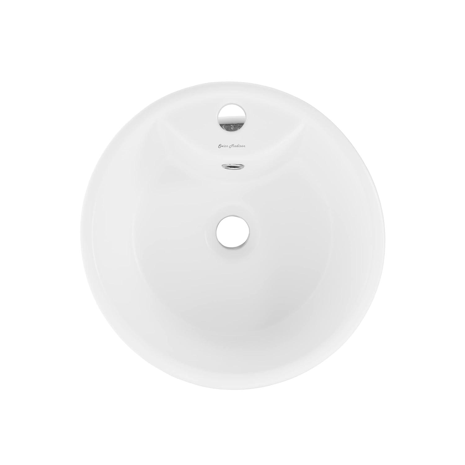 Monaco Circular Basin Pedestal Sink