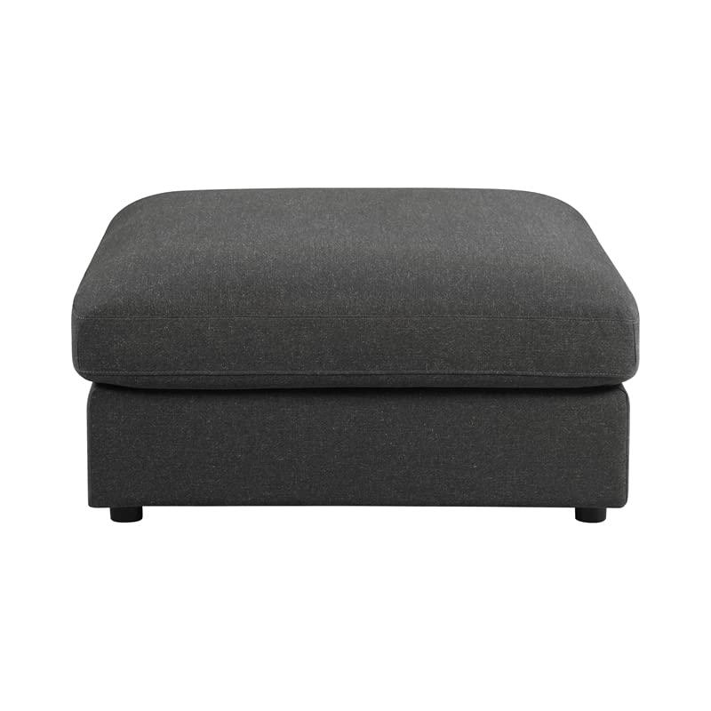 Serene 4-piece Upholstered Modular Sectional Charcoal