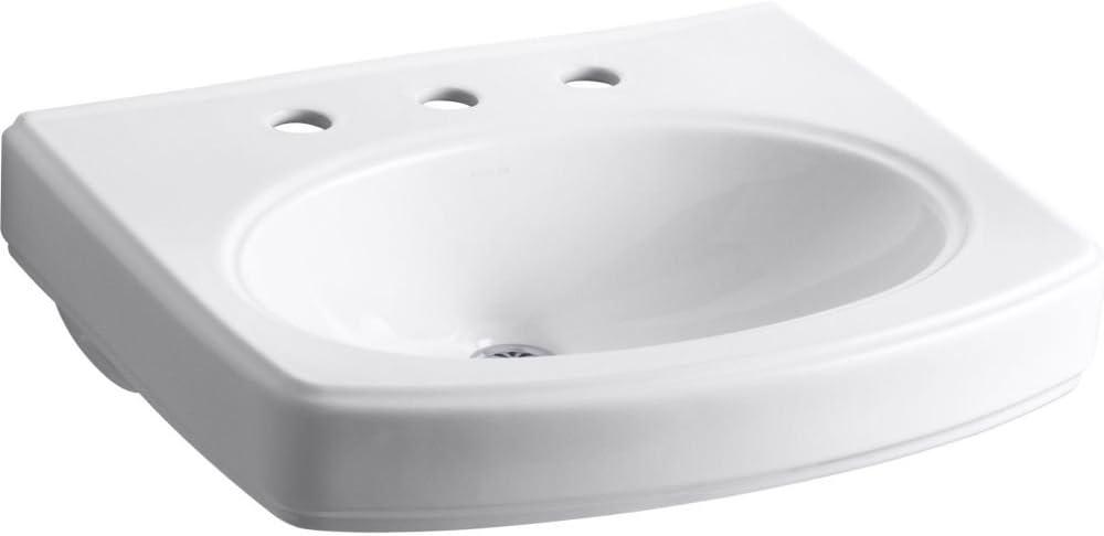 Pinoir® 30" Wall Mount Bathroom Sink with Overflow