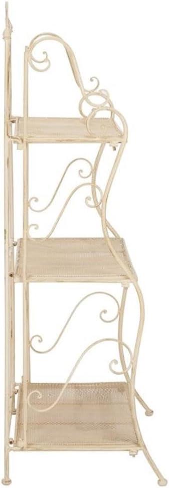 Torus 3-Tier Shelf - Indoor/Outdoor - PAT5022 - Pearl White - Safavieh