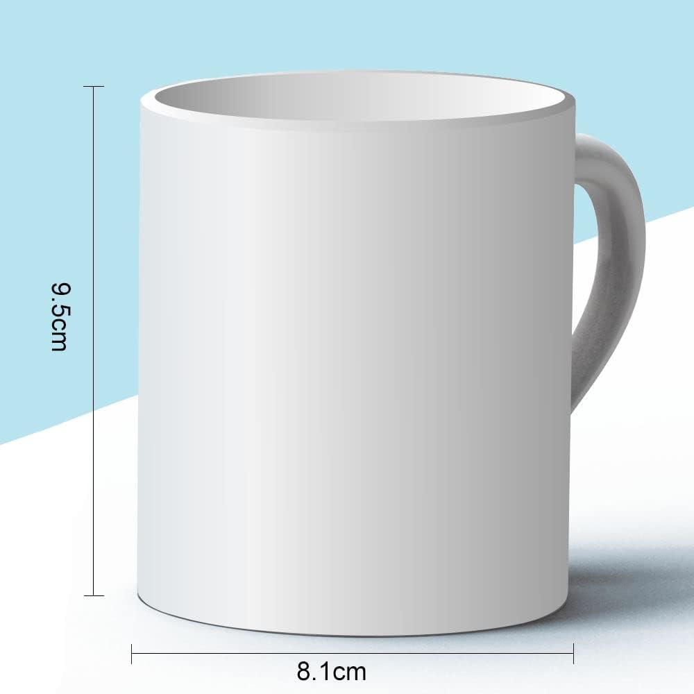 White Ceramic 11oz Sublimation Blank Coffee Mugs, 36-Pack