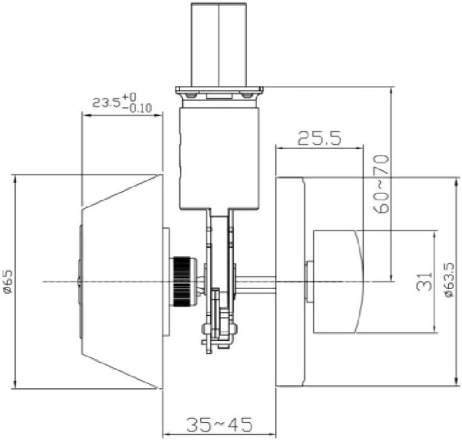 Polished Brass Single Cylinder Universal Door Deadbolt