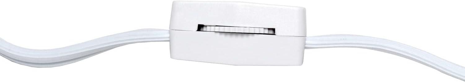 White Ceramic Baseball Table Lamp with Red Trim