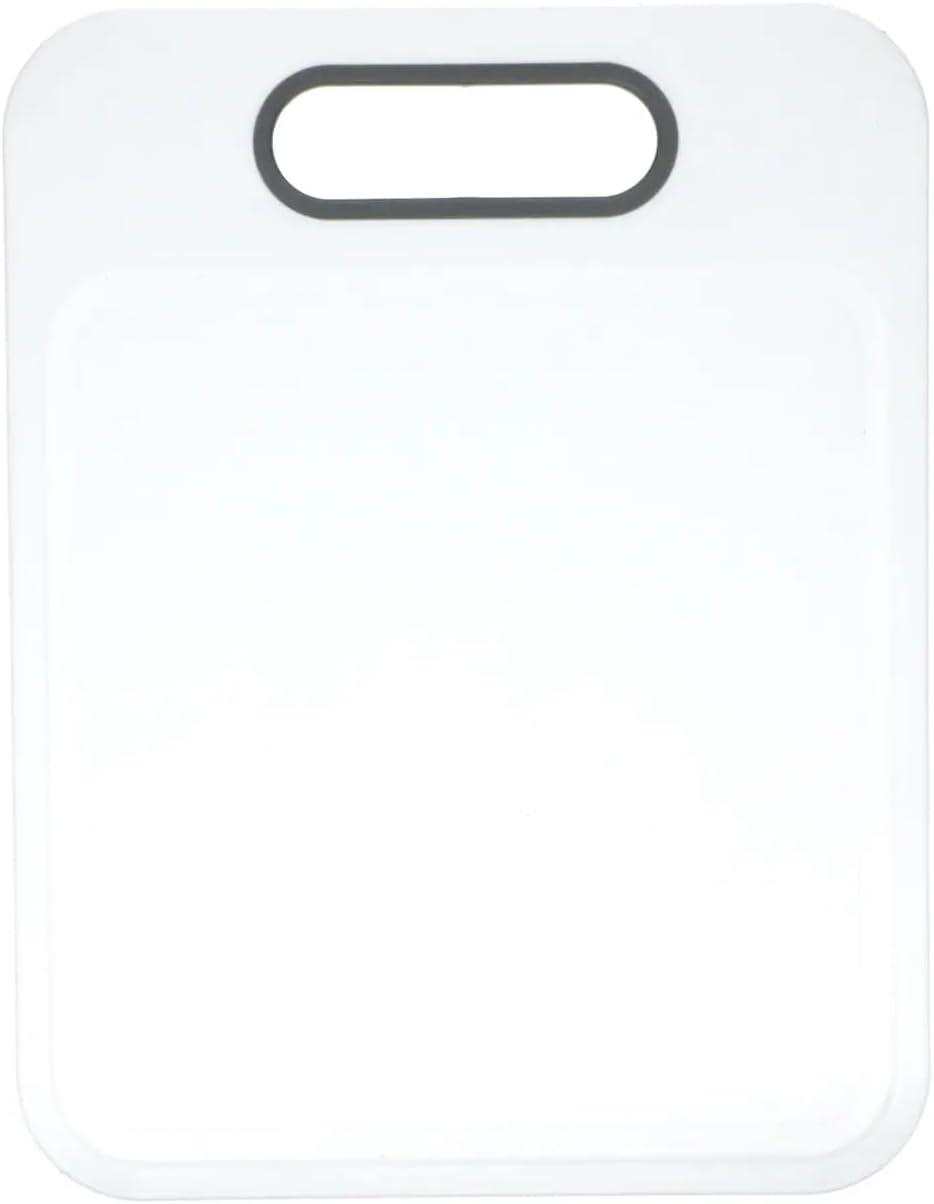 Cooking Concepts White Plastic Cutting Boards with Grips, 8.5x11-in.