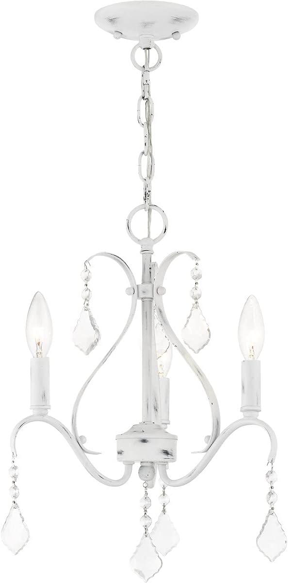 Livex Lighting Caterina 3 - Light Chandelier in  Antique White