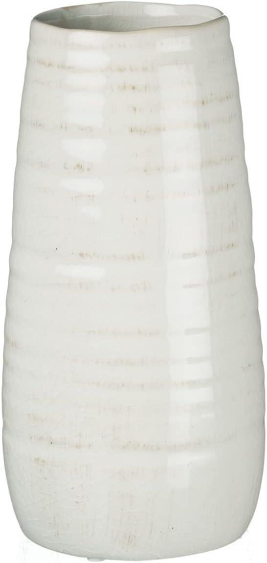 Sullivans Tall Ceramic Vase 11.5"H Off-White