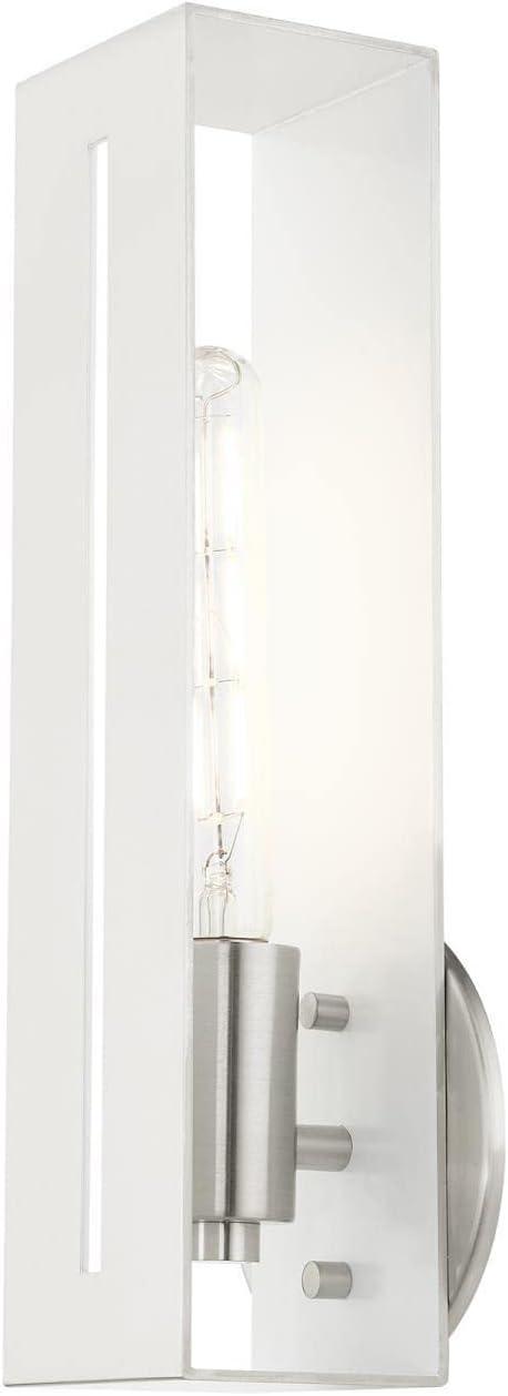 Livex Lighting Soma 1 - Light Wall Light in  Brushed Nickel