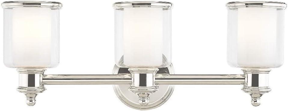 Livex Lighting Middlebush 3 - Light Vanity in  Brushed Nickel