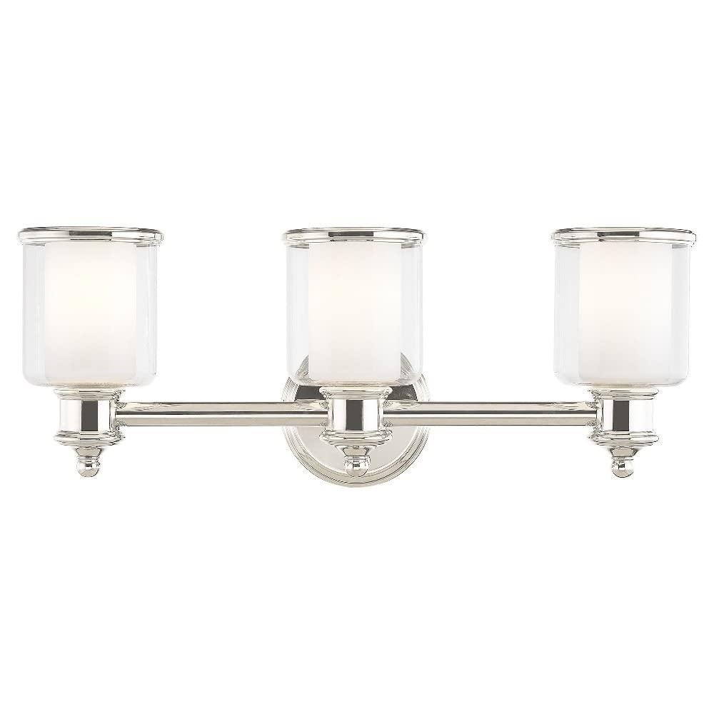 Livex Lighting Middlebush 3 - Light Vanity in  Brushed Nickel