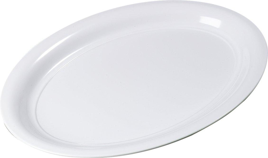 Carlisle 4384002 21 x 15" White Catering Platter"