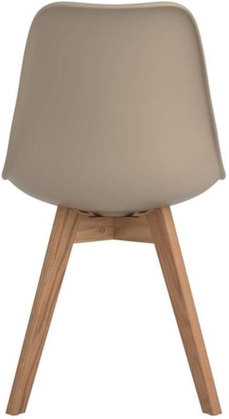 Shylo Upholstered Side Chair-Tan