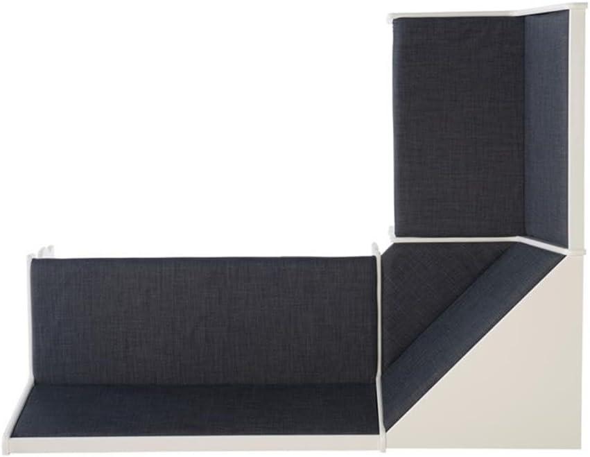 Riverbay Patio Conversation Indoor 3 Piece Kitchen Corner Nook Table Booth Bench Breakfast Dining Set in Charcoal