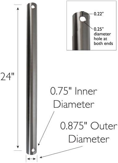 Design House 153478 Downrod Ceiling Fan Extension