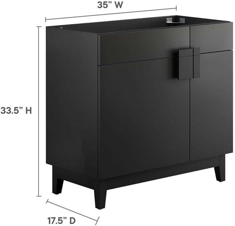 Modway Miles 35'' Single Bathroom Vanity Base Only