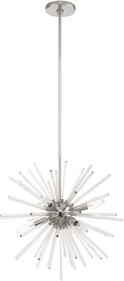 Livex Lighting Utopia 6 - Light Chandelier in  Polished Chrome