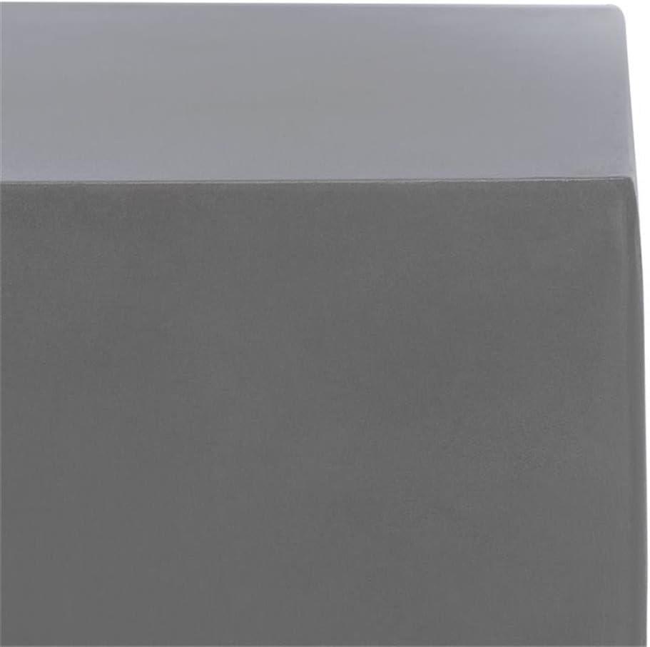 Zen Accent Stool - Indoor/Outdoor - VNN1000 - Gray - Safavieh