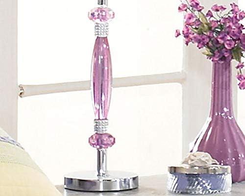 Signature Design by Ashley Nyssa Table Lamp Purple/Silver