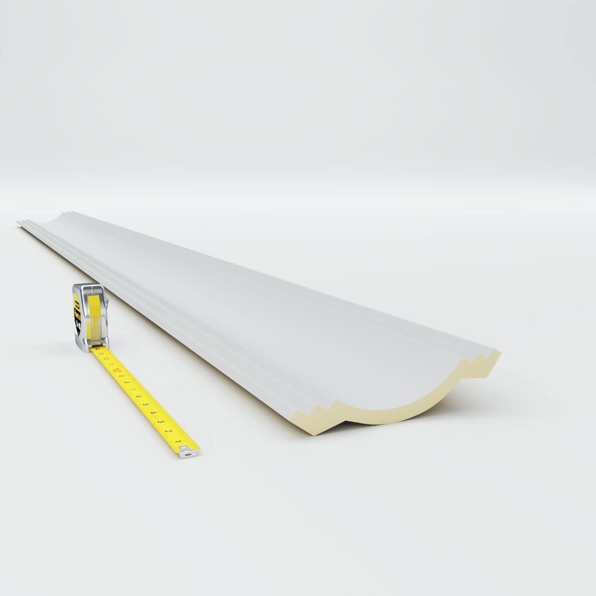 5 7/8"H x 5 7/8"P x 8 3/8"F x 94 1/2"L Kent Crown Moulding